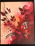 Vintage Decorative Flower Greeting Card
