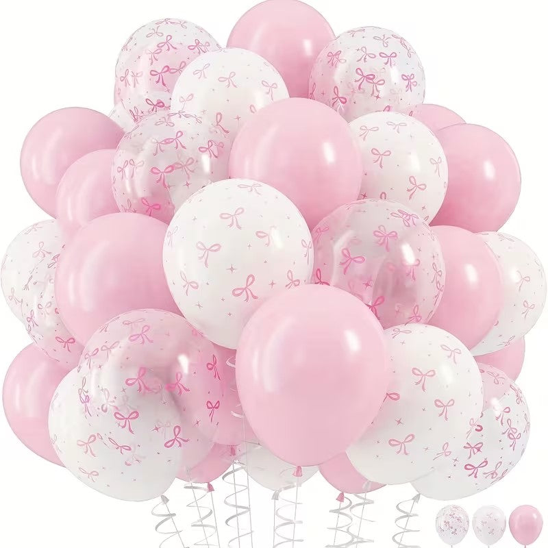 Celebration Pink Bow Balloon Bundle