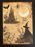 Vintage Witch Card
