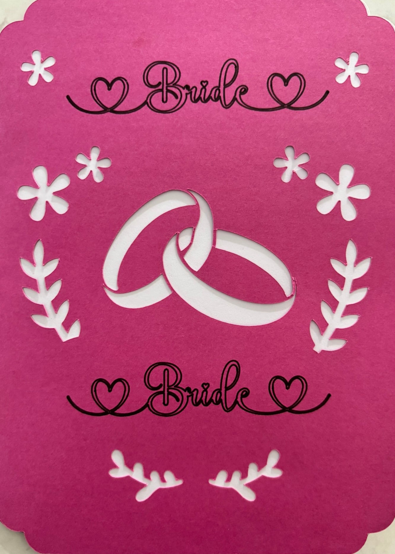 Mrs & Mrs Wedding Card