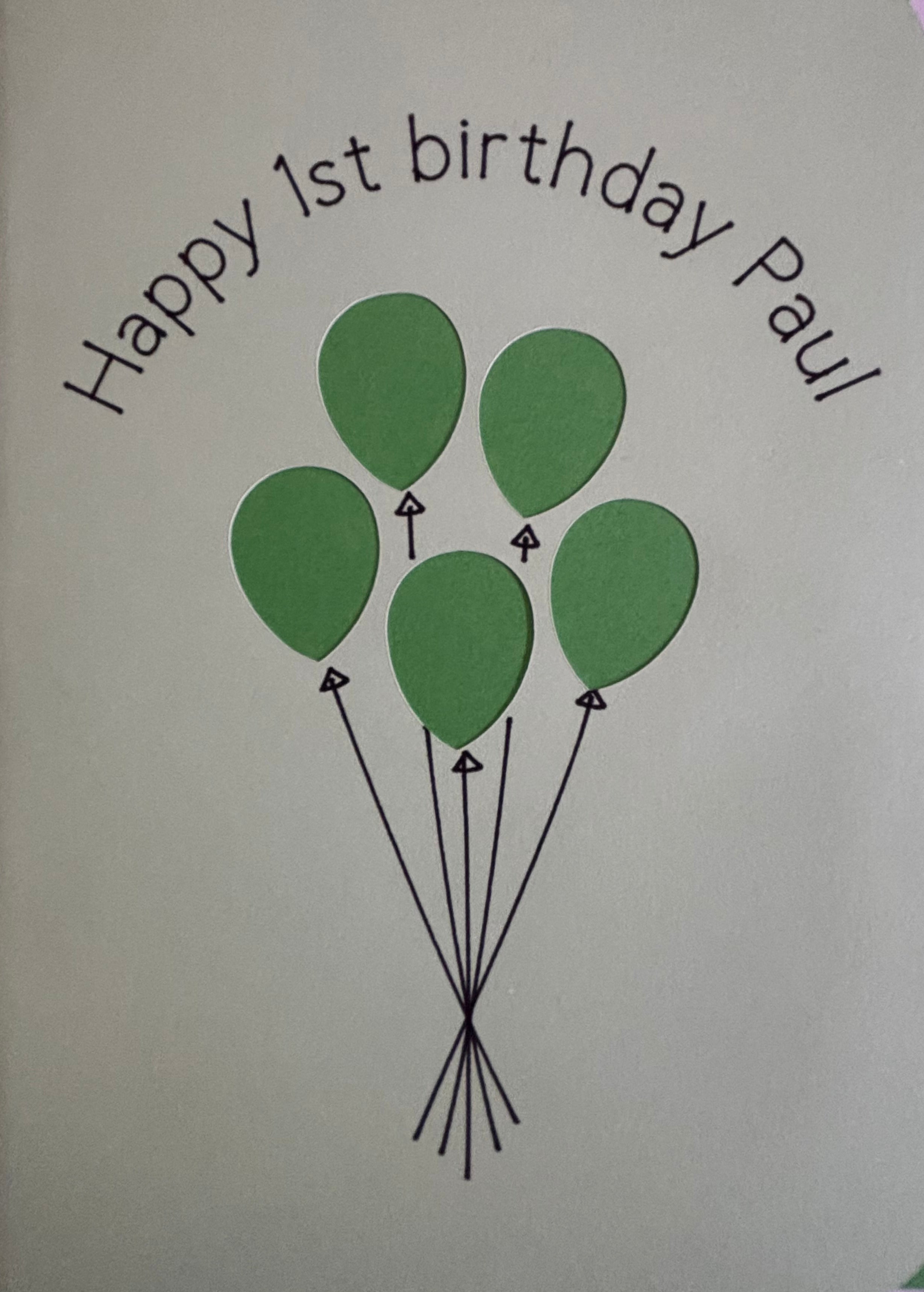 Personalised 1st Birthday