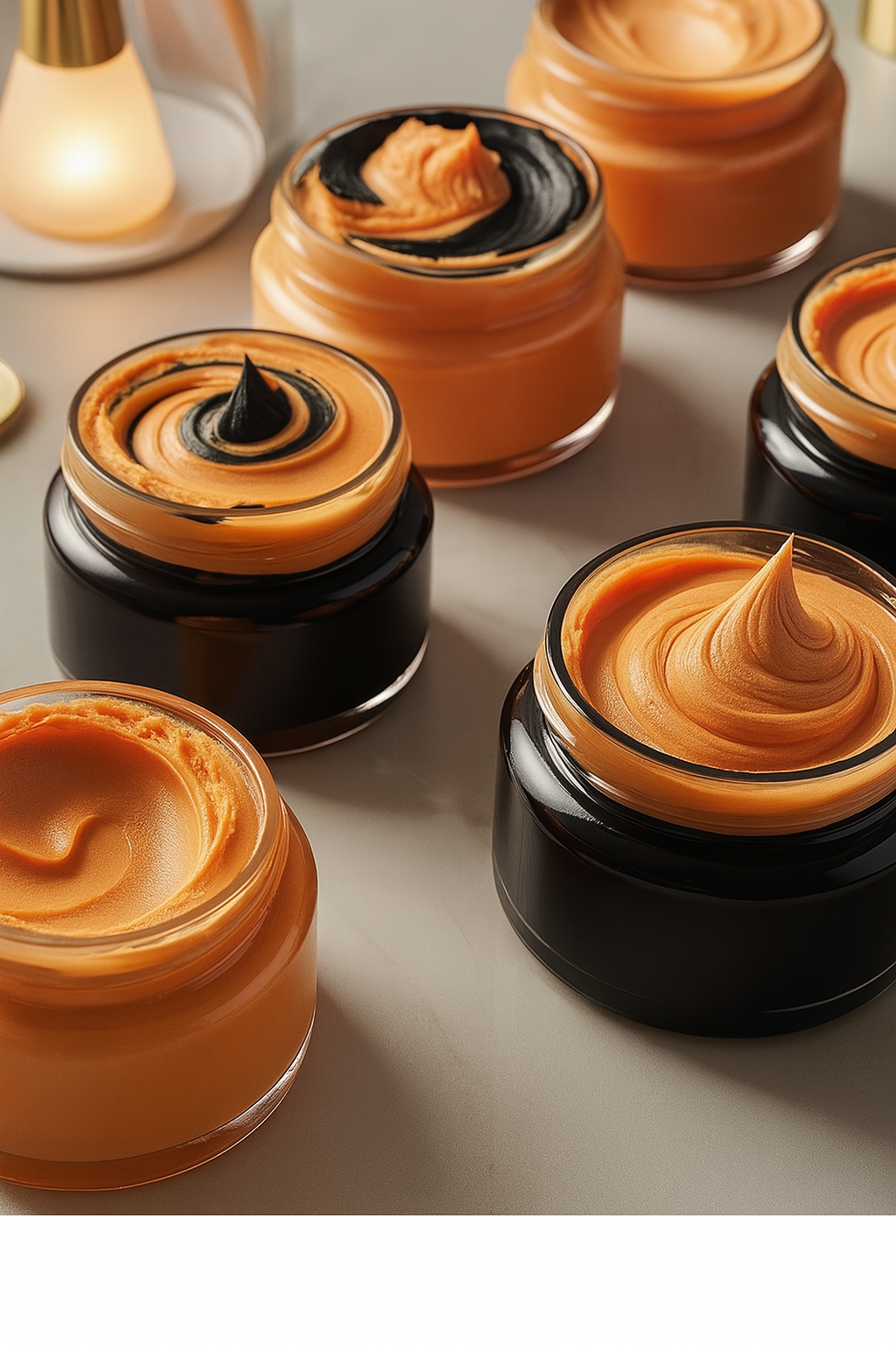 Halloween Cream: peach mango swirl - mini