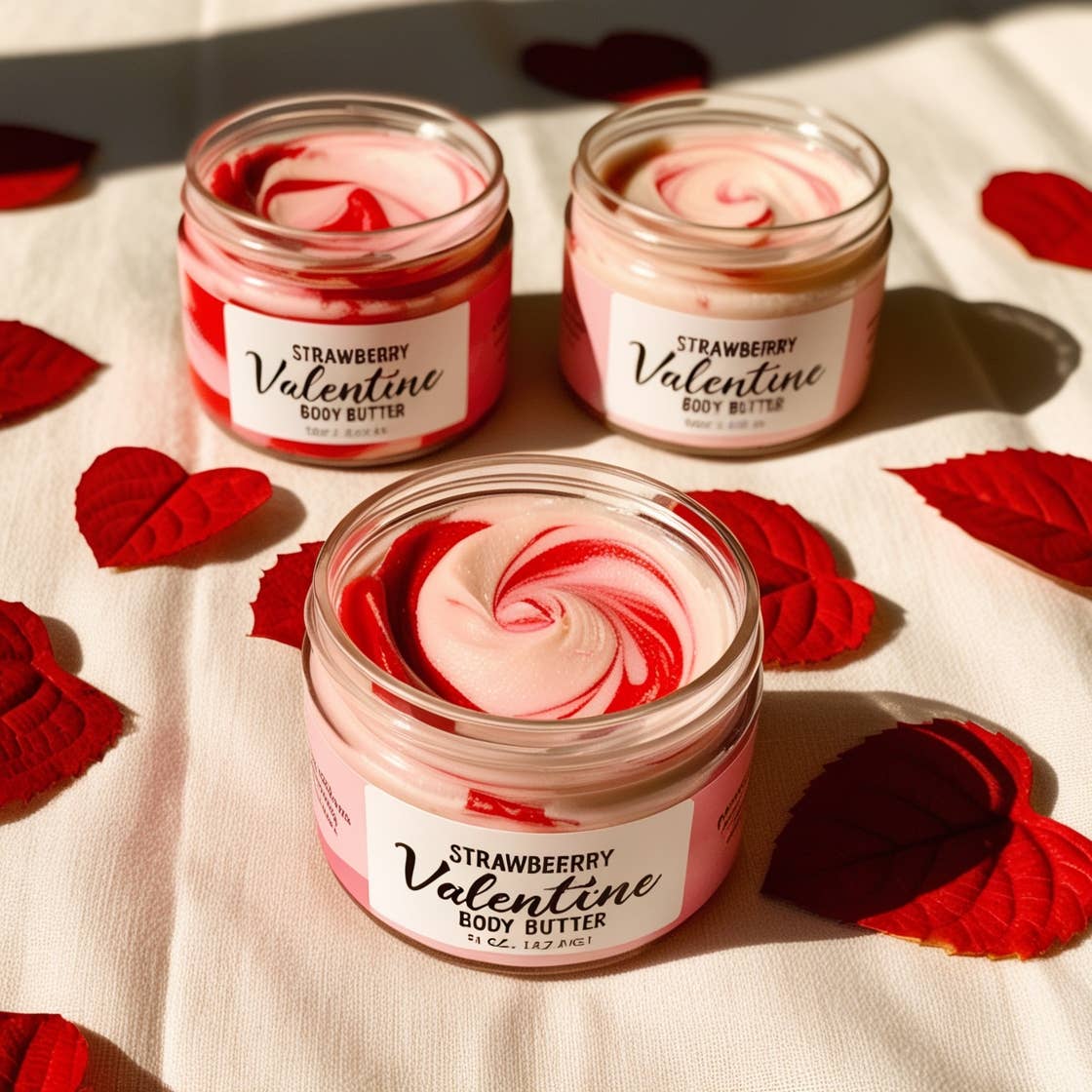 Strawberry Valentine Body Butter - mini