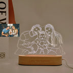 Personalized Lovers Acrylic Nightlight