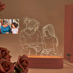 Personalized Lovers Acrylic Nightlight