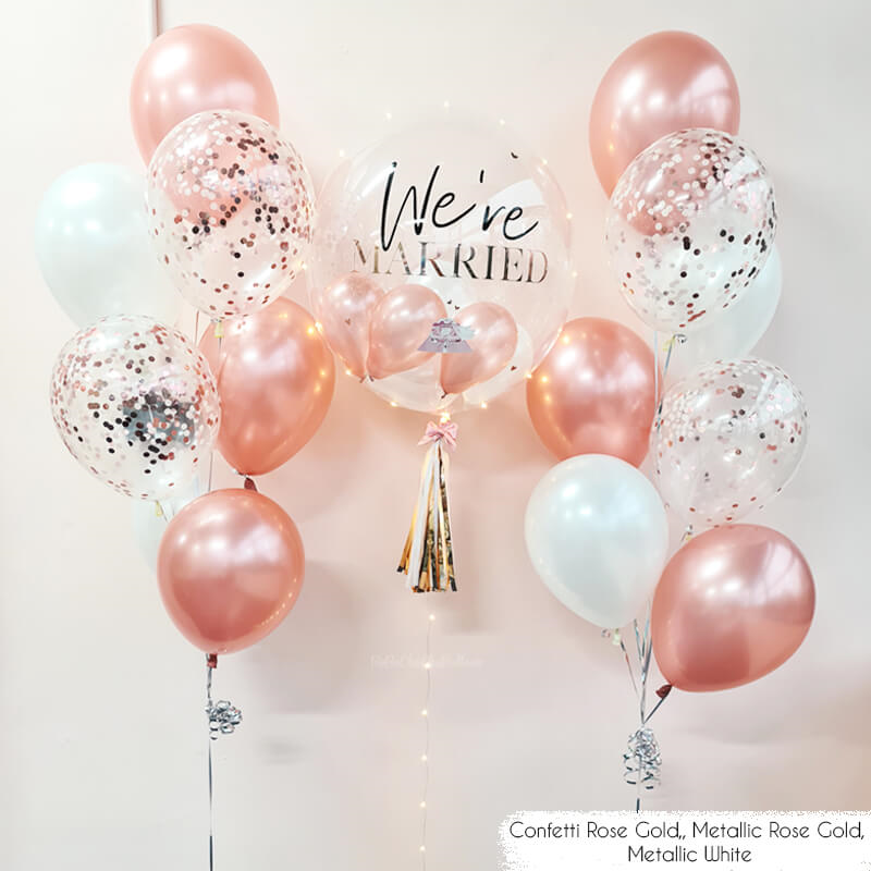 Custom Designed Wedding Balloons