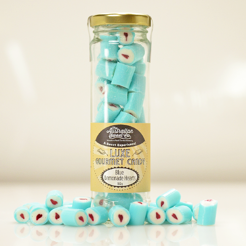 Gluten Free Candy - Blue Lemonade Hearts