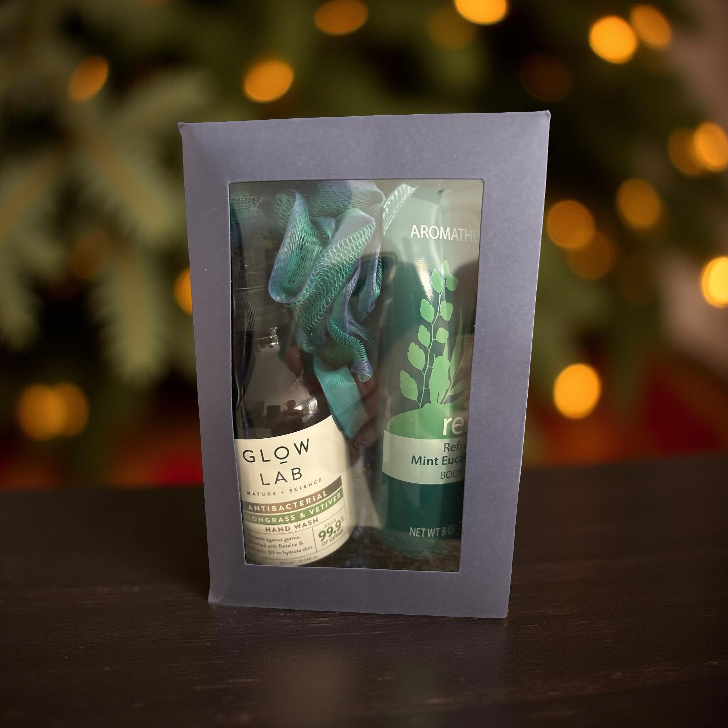 🧼✨ Unisex Louffer, Lemongrass & Vetiver Hand Wash & Mint Body Cream Set ✨