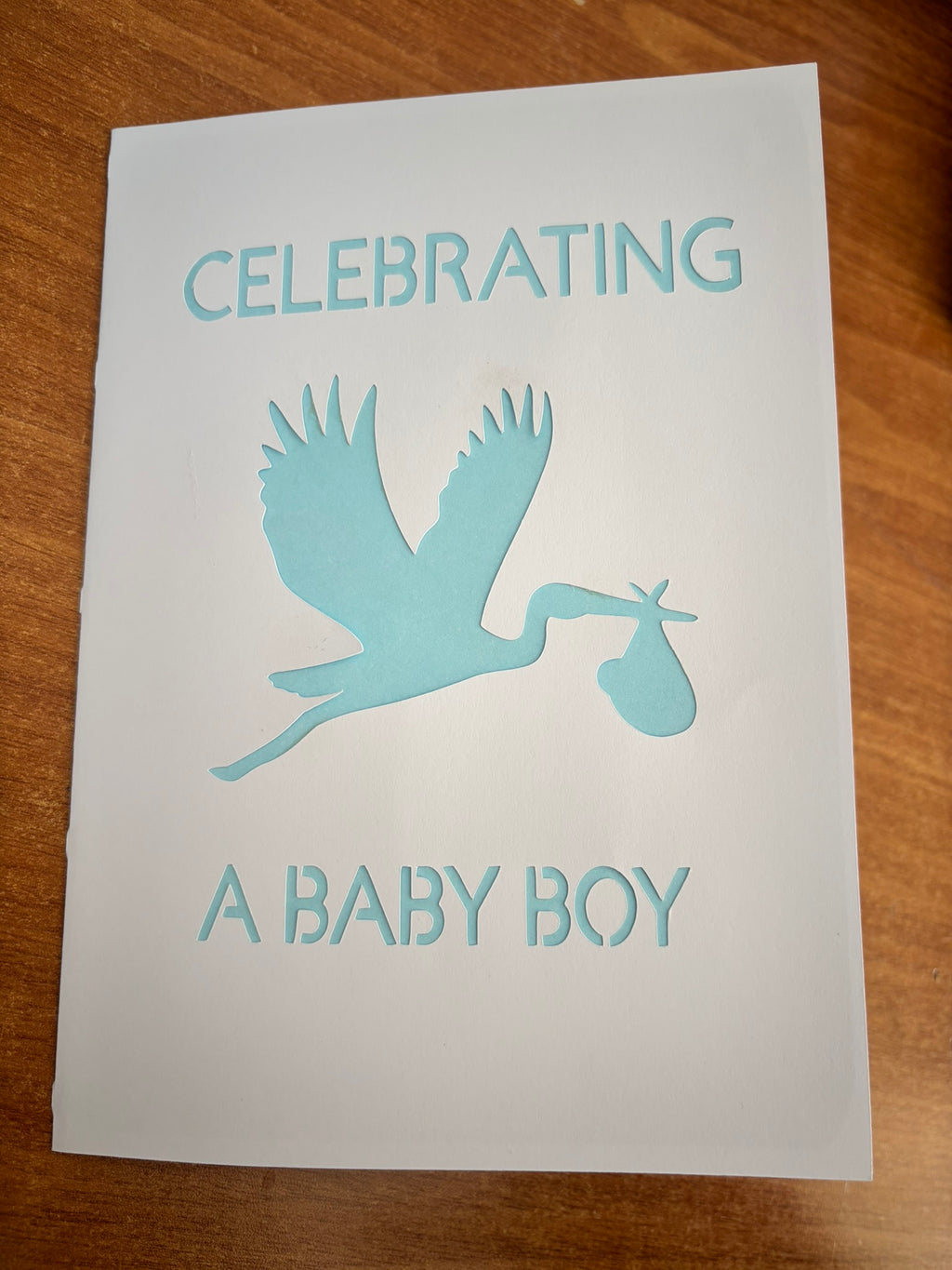 Personalised Newborn Card - Boy