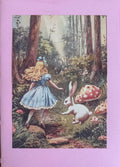 Alice in Wonderland vintage greeting card