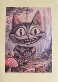 Alice in Wonderland vintage greeting card