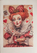 Alice in Wonderland vintage greeting card