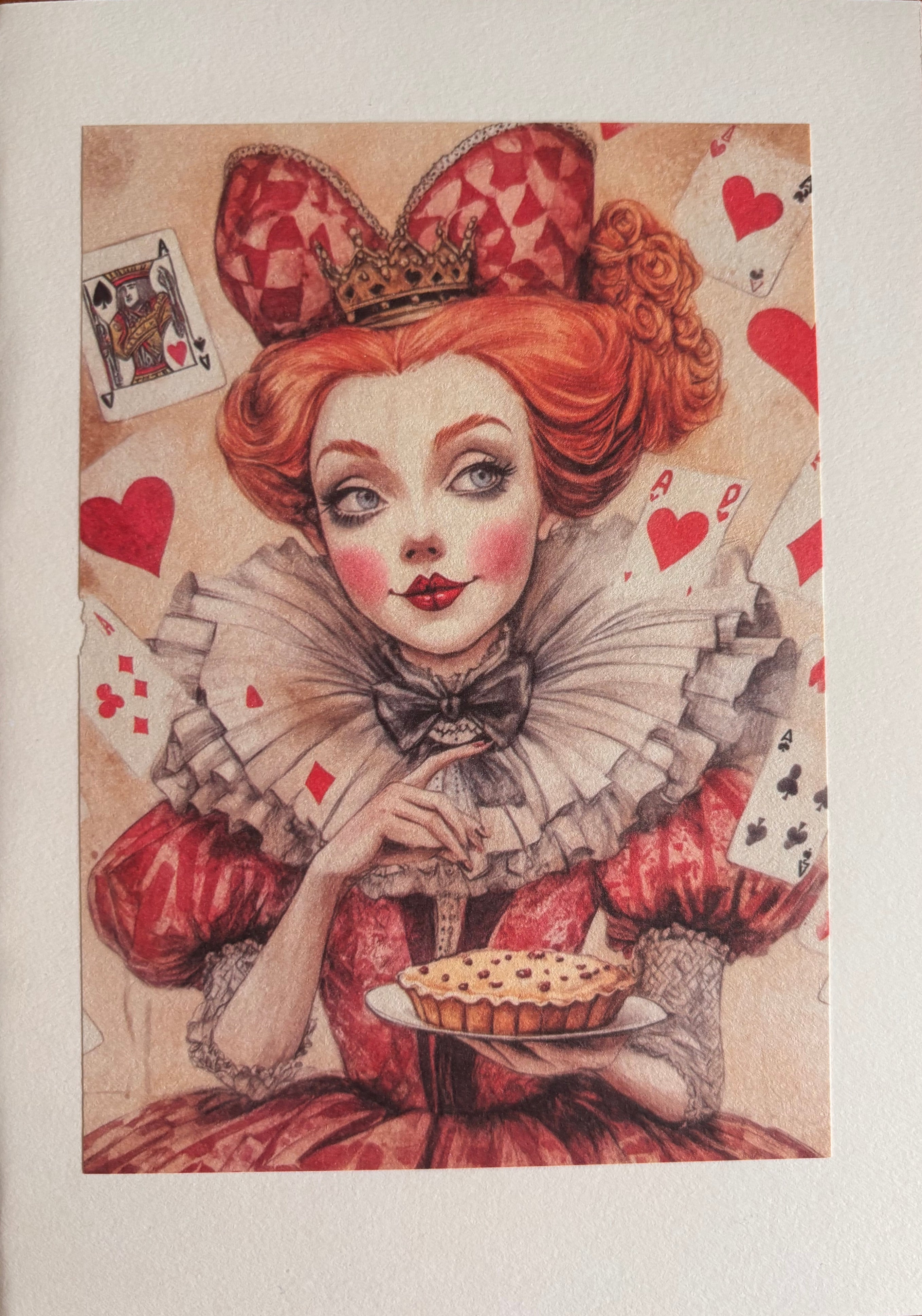 Alice in Wonderland vintage greeting card