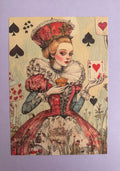 Alice in Wonderland vintage greeting card