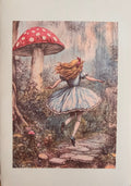 Alice in Wonderland vintage greeting card