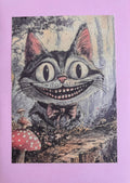 Alice in Wonderland vintage greeting card