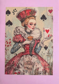 Alice in Wonderland vintage greeting card