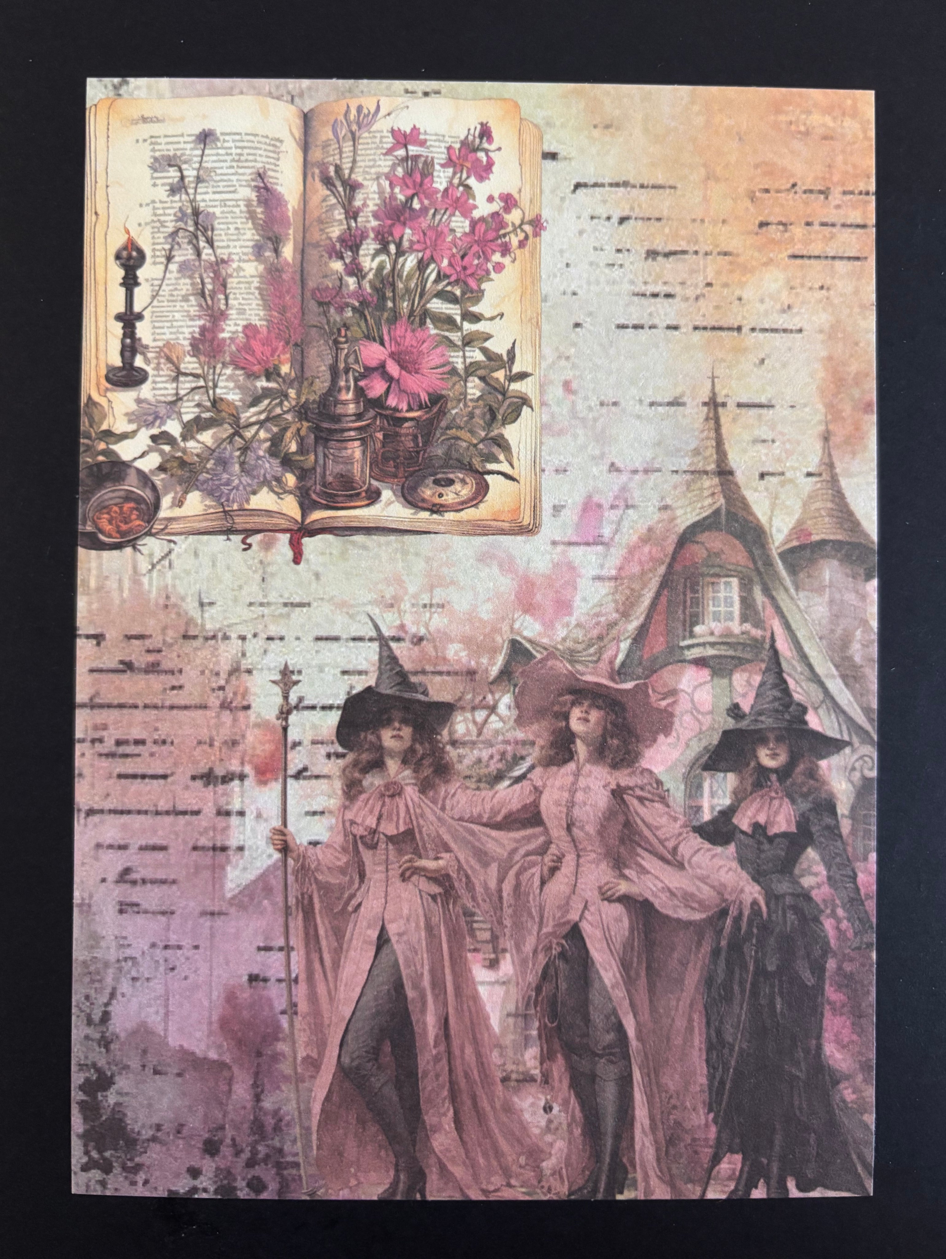 Gothic Vintage Cards – Gothic Witch Greeting Card