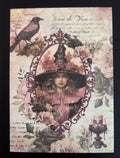 Gothic Vintage Cards – Gothic Witch Greeting Card