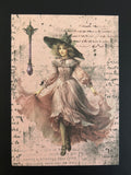 Gothic Vintage Cards – Gothic Witch Greeting Card