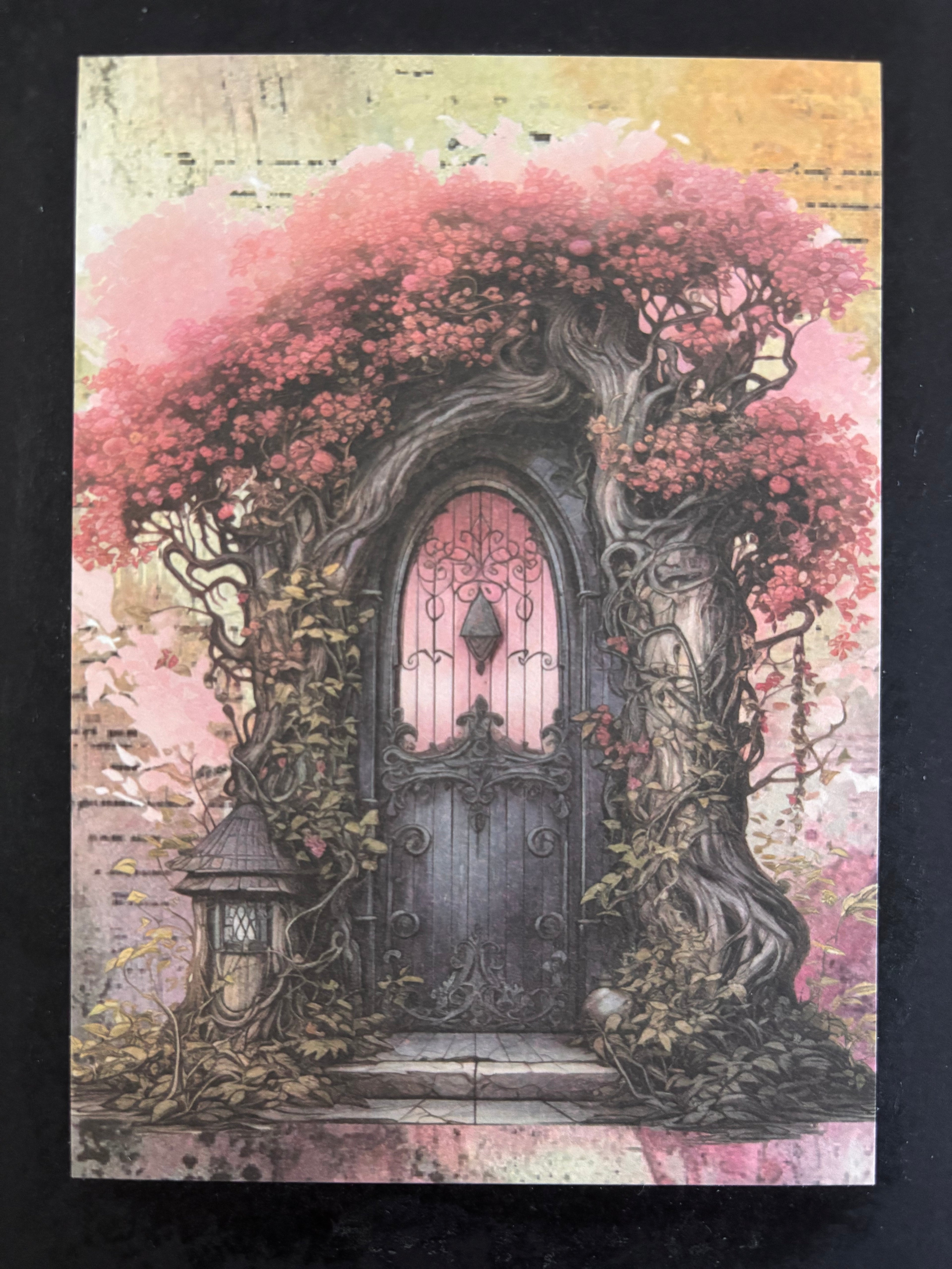 Gothic Vintage Cards – Gothic Witch Greeting Card