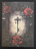 Gothic Vintage Cards – Gothic Rose Greeting Card