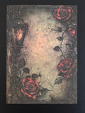 Gothic Vintage Cards – Gothic Rose Greeting Card