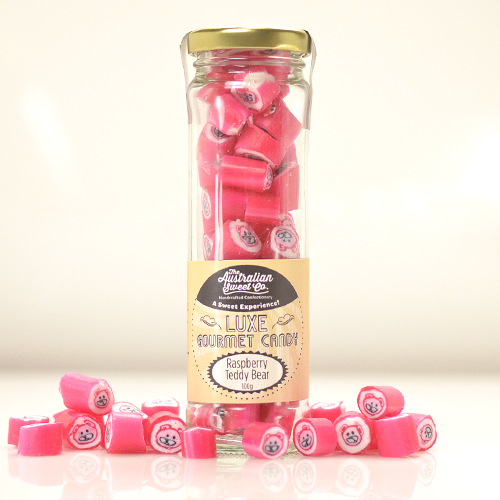 Gluten Free Candy - Raspberry Teddy Bear