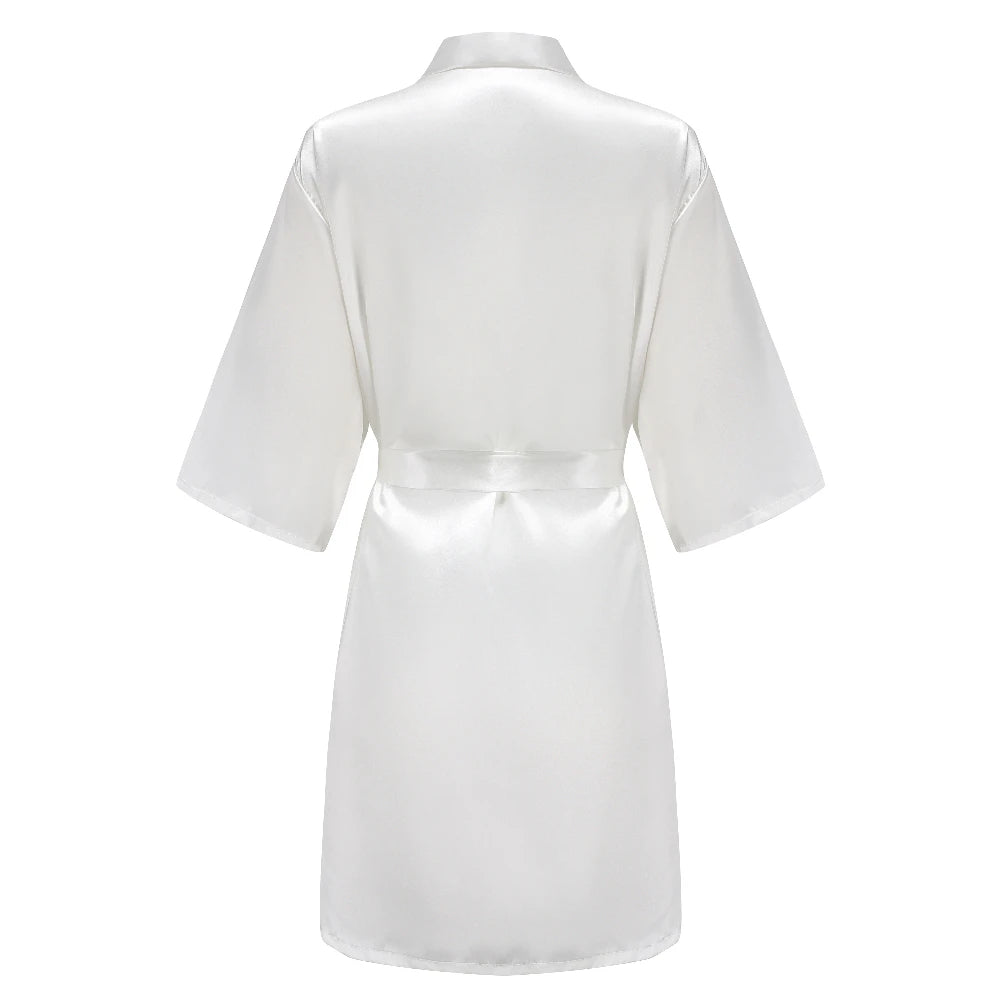 Satin silk robes for bridal party
