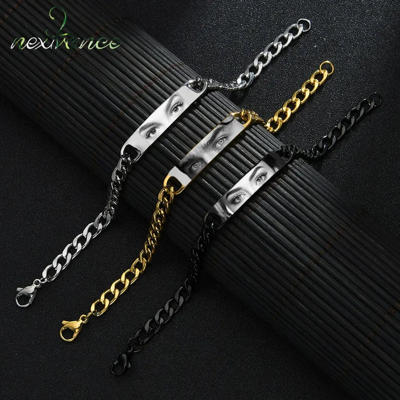 "Personalized SoulConnect Eye Charm Bracelet"