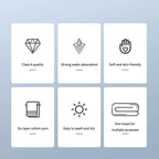 Baby - Soft Washable Face Towels