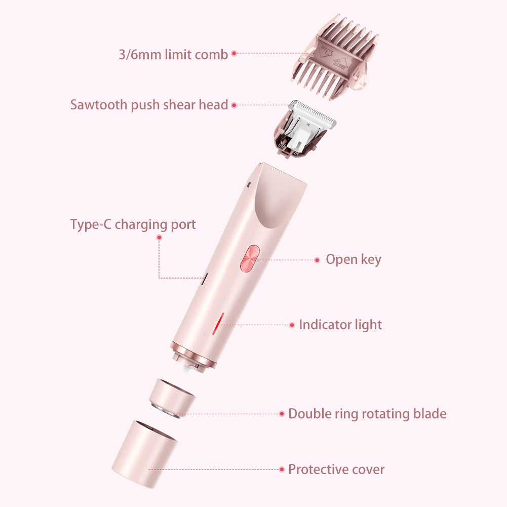 Luxury Dual Head Hair Trimmer for Women