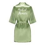 Satin silk robes for bridal party