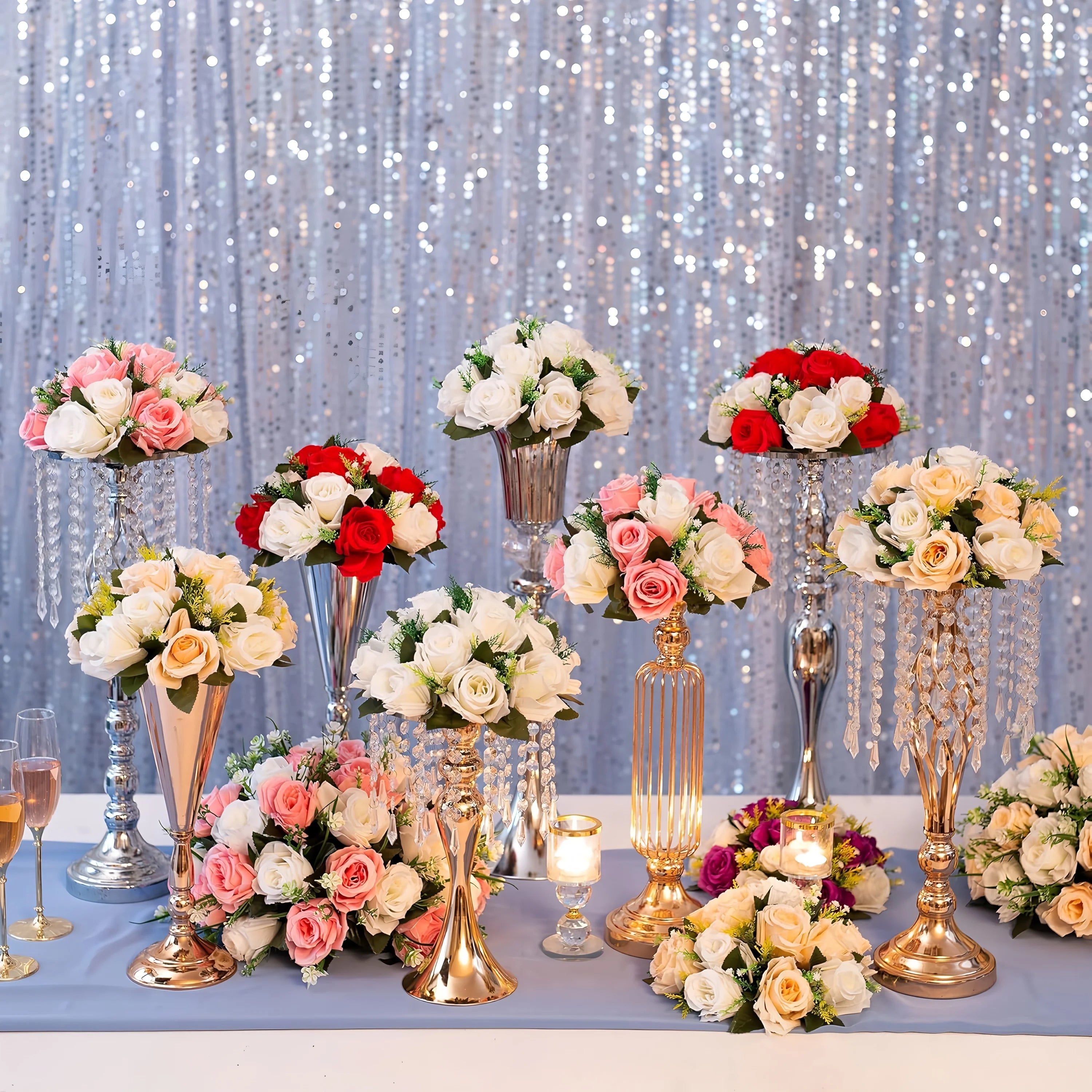 Lifelike flower bouquets