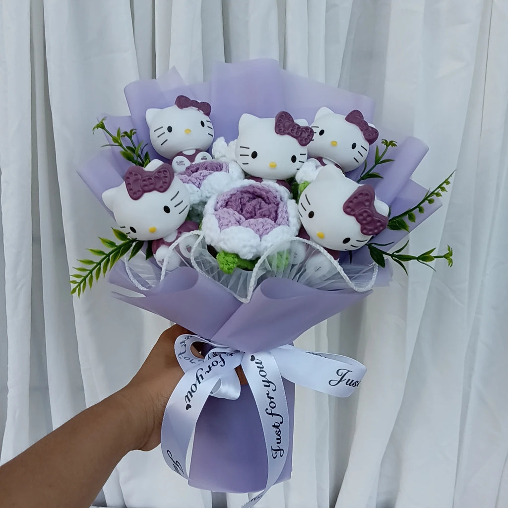 Hello Kitty Rose Bouquet (Kawaii, Anime)