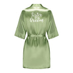 Satin silk robes for bridal party