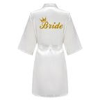 Satin silk robes for bridal party