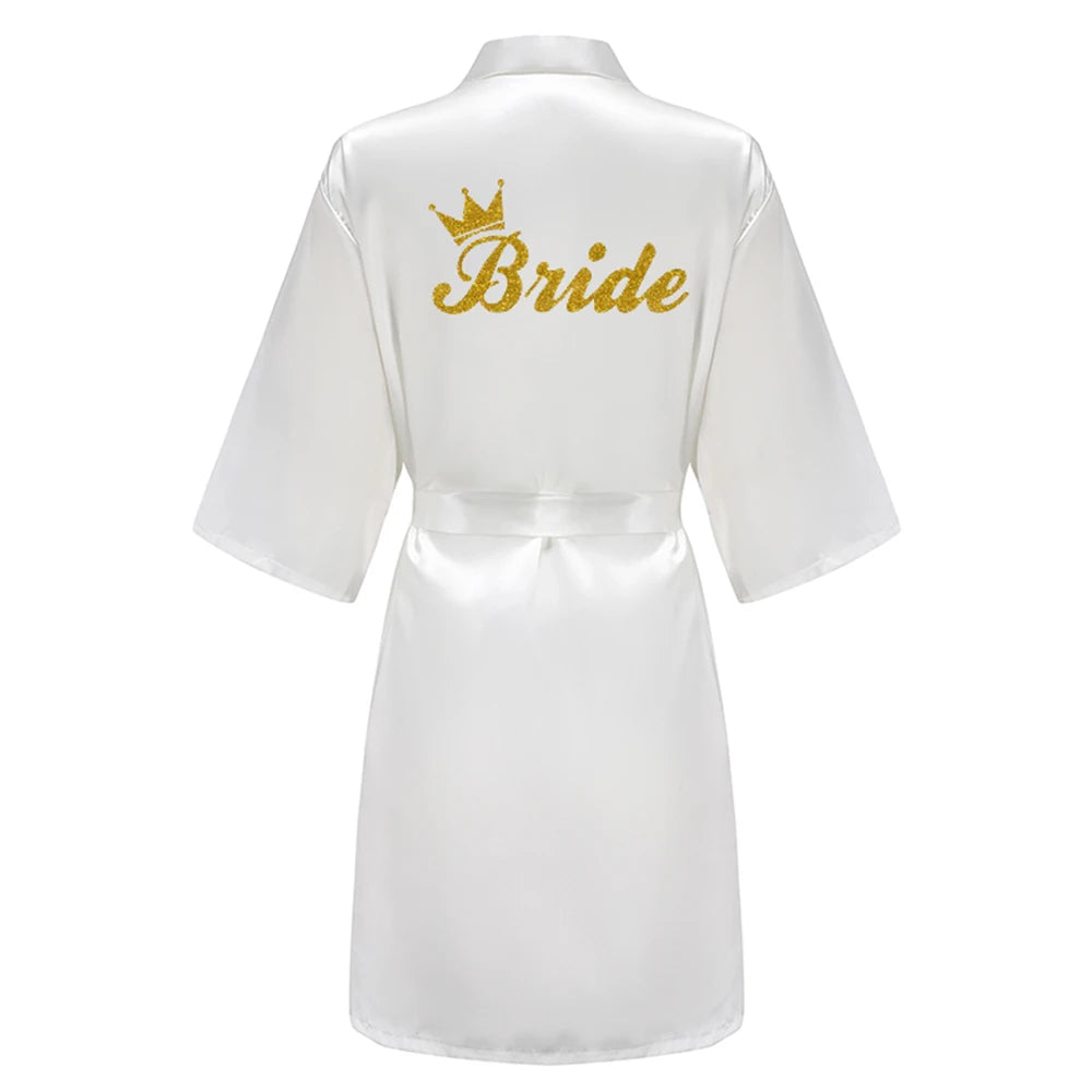 Satin silk robes for bridal party