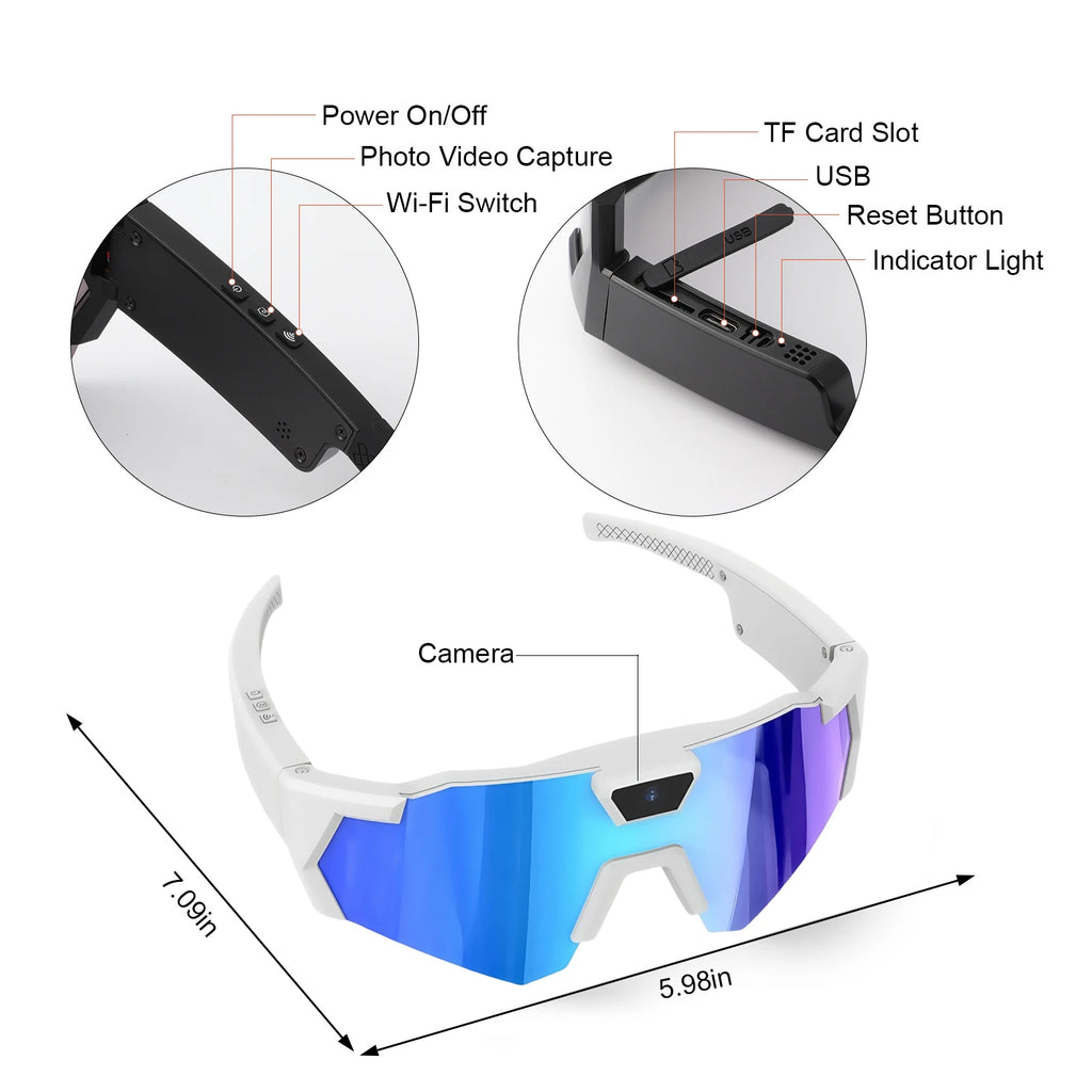 VisionX™ Smart Camera Glasses