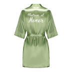 Satin silk robes for bridal party