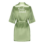 Satin silk robes for bridal party