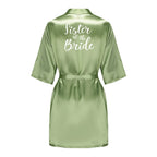 Satin silk robes for bridal party