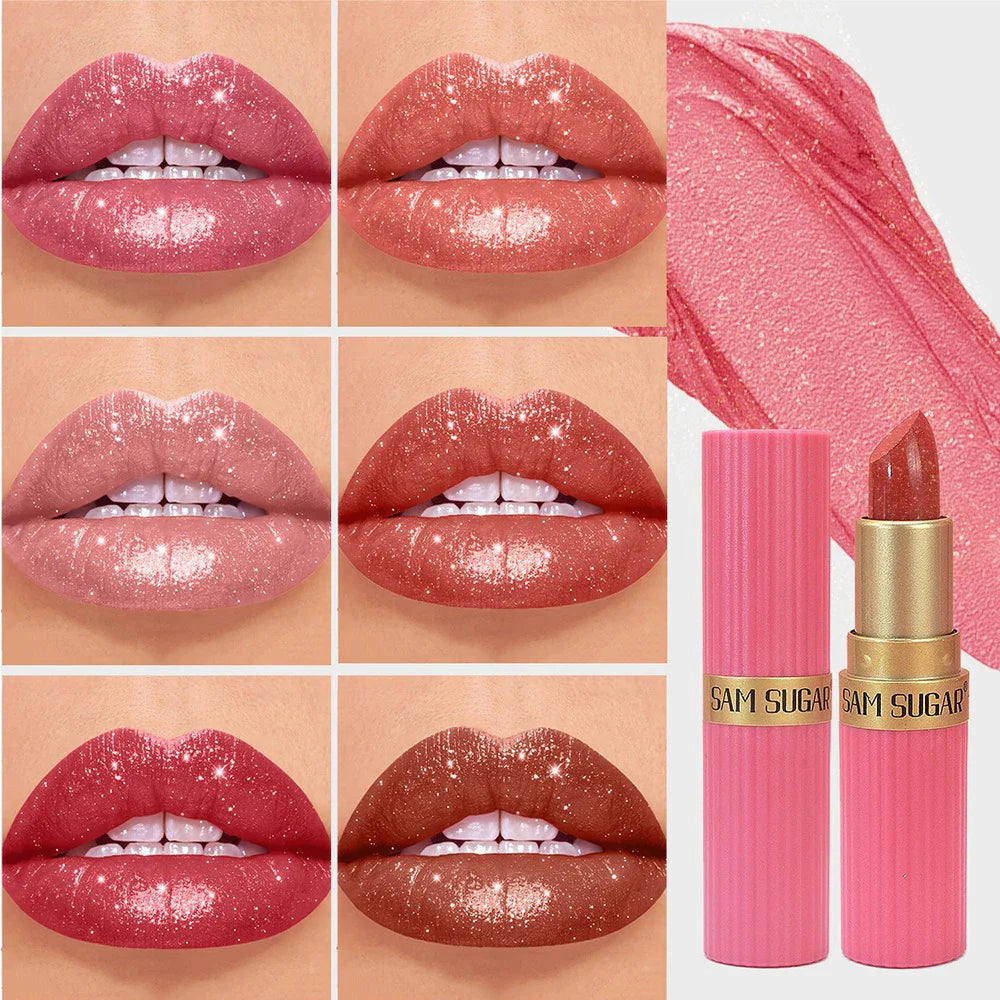 Metallic Shine Glitter Lipstick