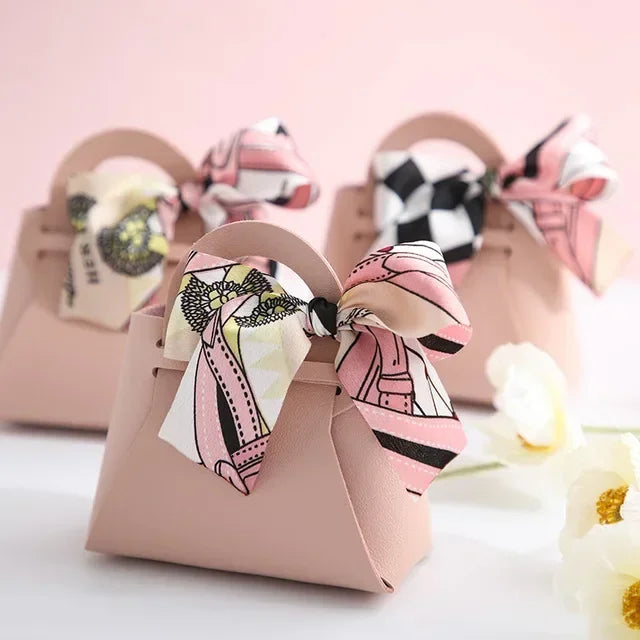 Mini handbag wedding favours