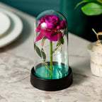 Rose Glass Cover Rose in Glass Dome