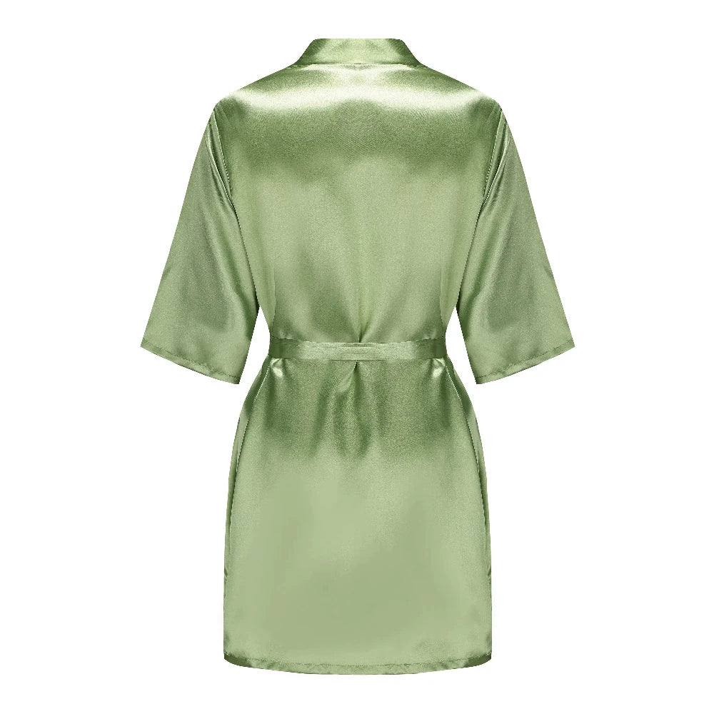 Satin silk robes for bridal party