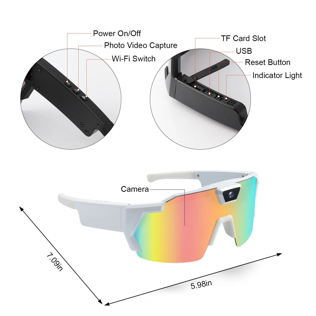 VisionX™ Smart Camera Glasses