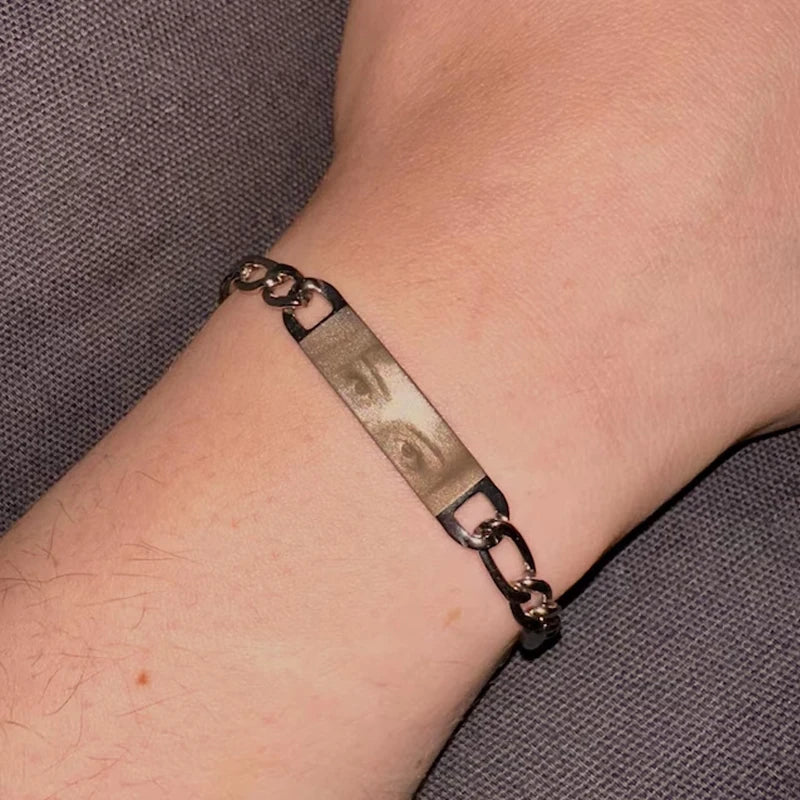 "Personalized SoulConnect Eye Charm Bracelet"