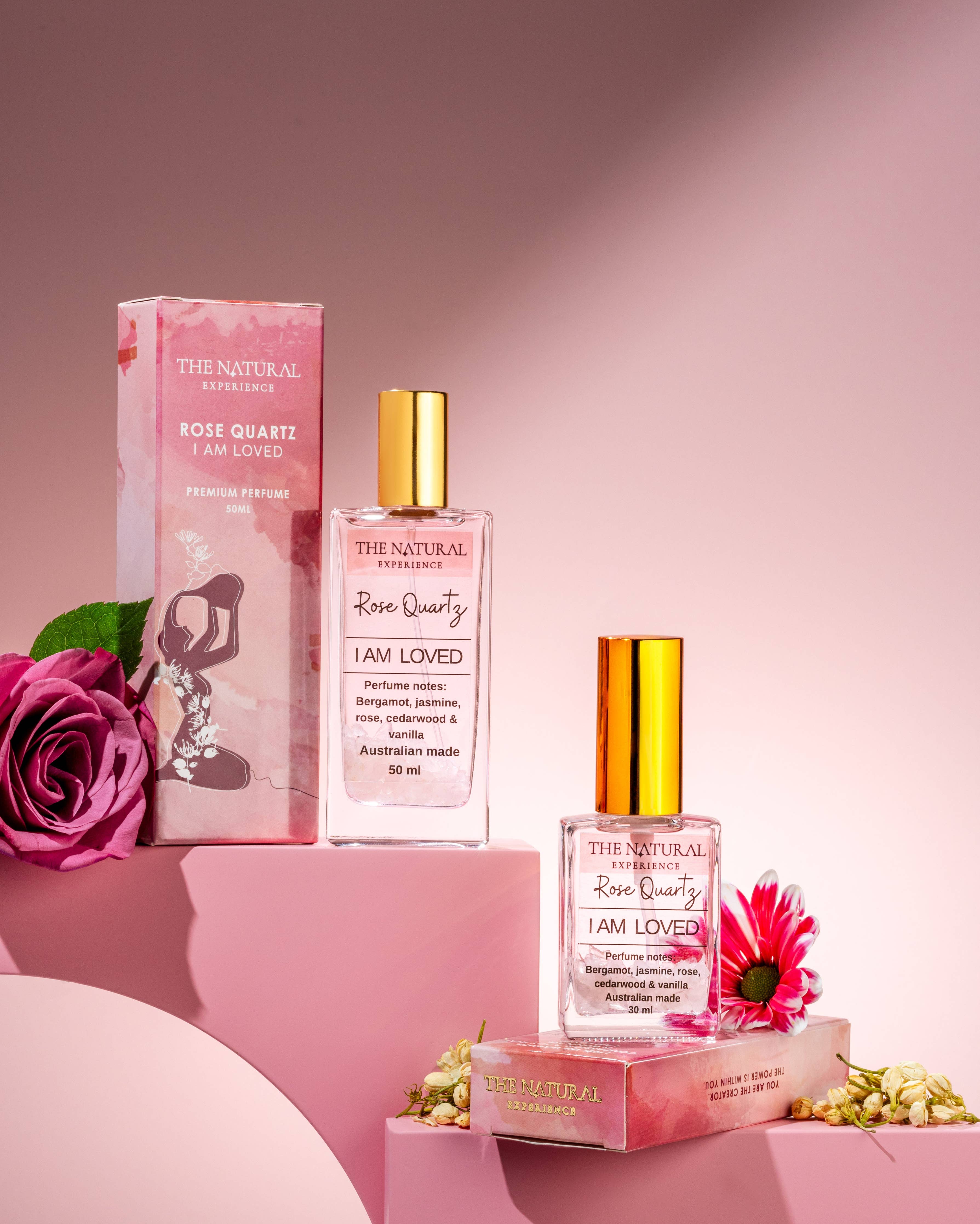 Rose Quartz – I am Loved – Perfume for Unconditional Love: 30mL