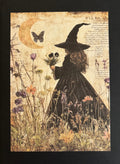 Vintage Witch Card